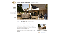 Desktop Screenshot of churchofthelivingword.com